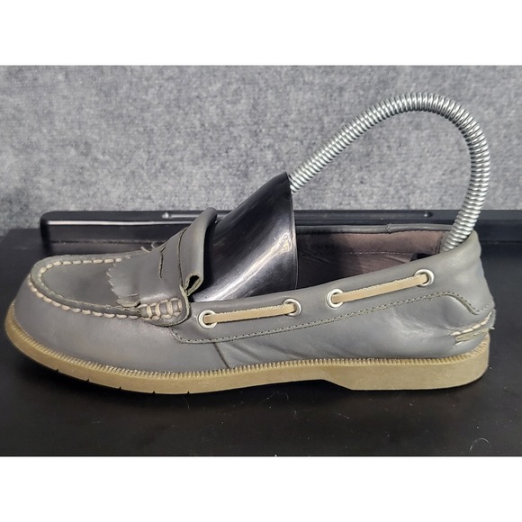 Sperry Top-Sider‎ Loafers Boat Shoes Memory Foam Gray Kids Size 5.5M - Picture 1 of 8